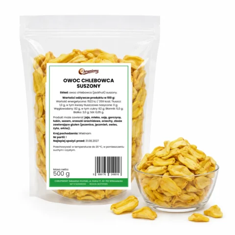 Owoc chlebowca suszony (jackfruit) - opakowanie